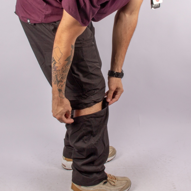 Calça Dc Shoes Zipop Cargo Oversized Preto